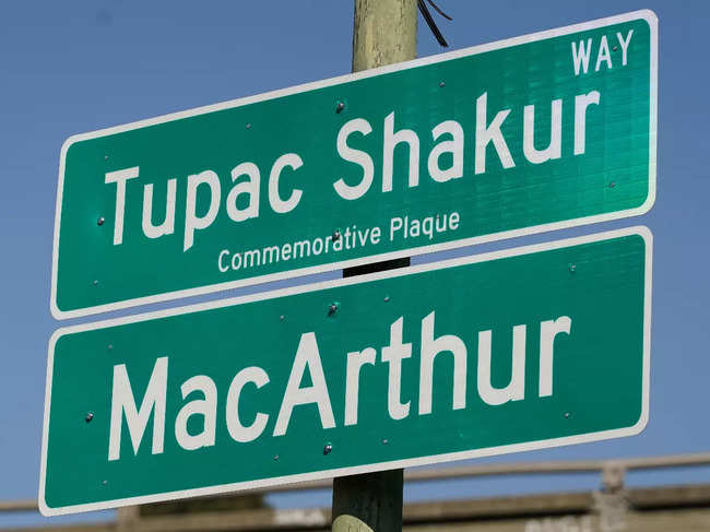 In Oakland, California, a section of MacArthur Boulevard was renamed Tupac Shakur Way, honouring the late hip-hop icon, 27 years after his death.  \
