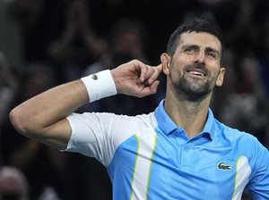 Djokovic wins a 3-set battle with Rublev to set up Paris Masters final against Dimitrov