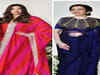 ​​Manish Malhotra's Diwali Bash: Aishwarya Is Lady In Red, Nita Ambani Stuns In Blue​