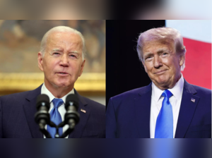 L-R Joe Biden and Donald Trump  (AFP photo)