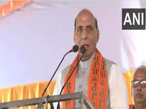 "Congress ruled MP for 50 years but left it as bimaaru state": Rajnath Singh