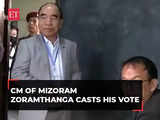 Mizoram Assembly Elections 2023: CM Zoramthanga casts his vote in Aizawl