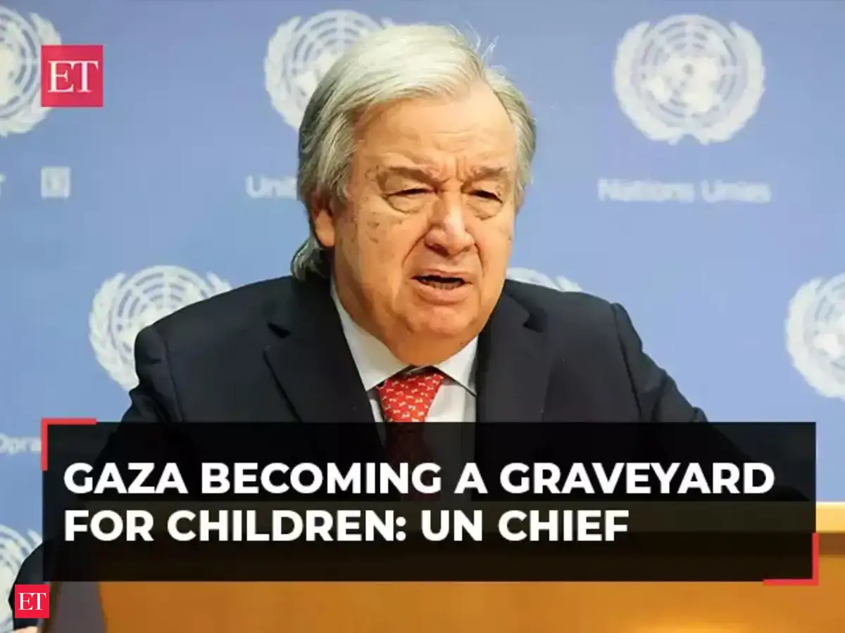 Gaza becoming a graveyard for Children: UN Chief
