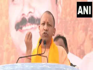"Congress could have built Ram Mandir in Ayodhya in 1947 if it wanted," CM Yogi at MP election rally
