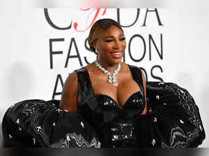 Former US tennis player Serena Williams attends the CFDA Fashion Awards at the American Museum of Natural History in New York on November 6, 2023.