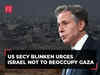 USA Secy Blinken urges Israeli PM Netanyahu not to reoccupy Gaza once conflict ends