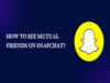 Snapchat: How to check mutual friends. Here is step-by-step guide