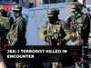 J&K: 1 terrorist killed in encounter in Shopian; search operation on