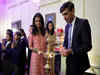 UK PM Rishi Sunak, wife Akshata Murty light Diwali lamps at Downing Street