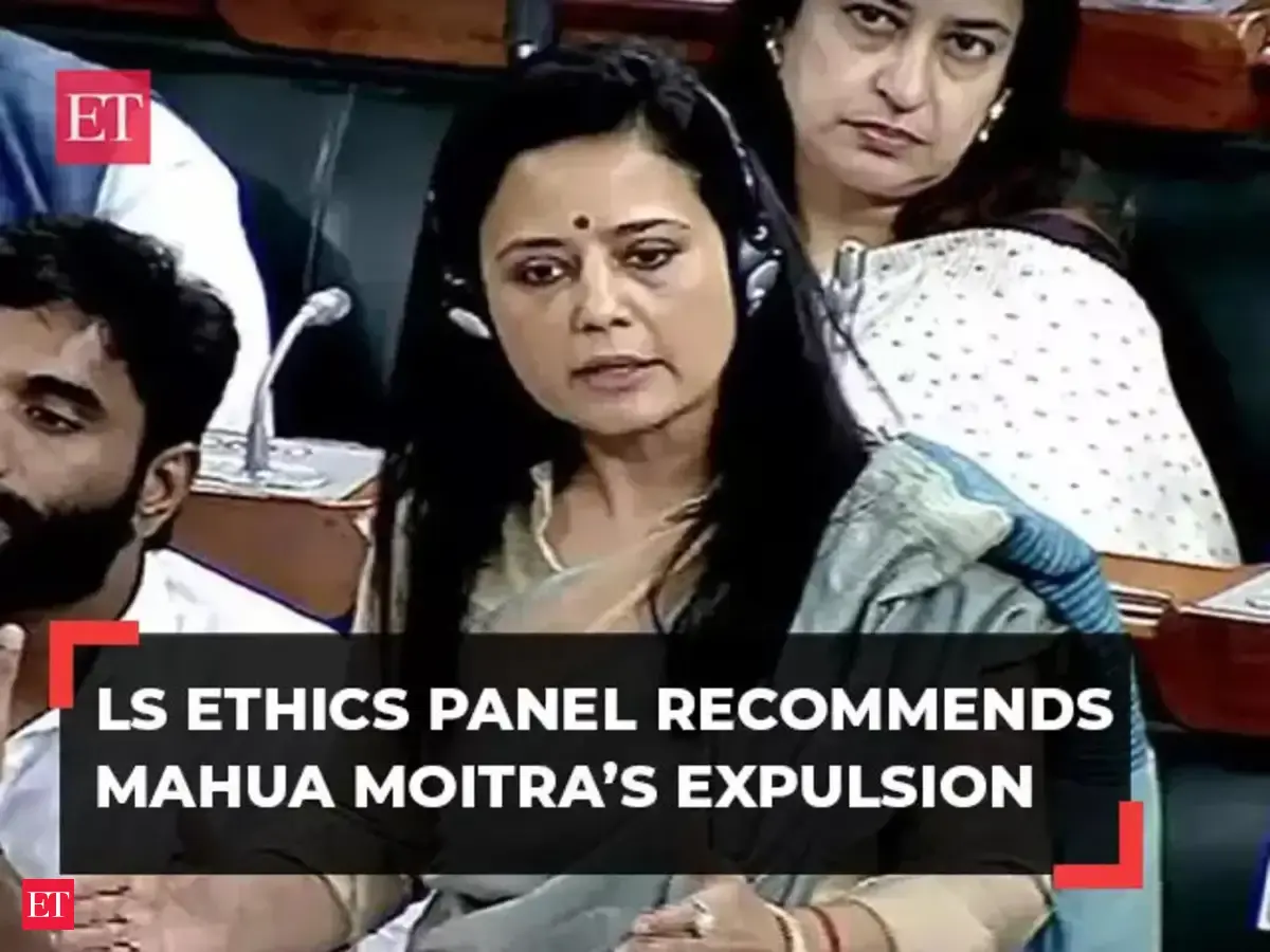 Mahua Moitra: Mahua Moitra case: Lok Sabha ethics panel recommends ...