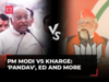 PM Modi vs Kharge: 'Pandav' jibe, remote control, ED and much more