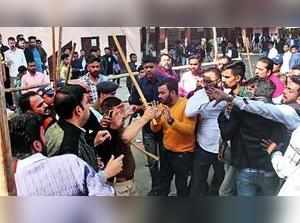 Clash during student polls in Doon, cops lathi charge