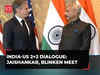 India-US 2+2 Dialogue: Antony Blinken meets Jaishankar in Delhi
