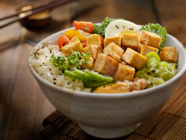 Tofu and vegetables