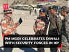 PM Modi celebrates Diwali with Army jawans in Himachal's Lepcha