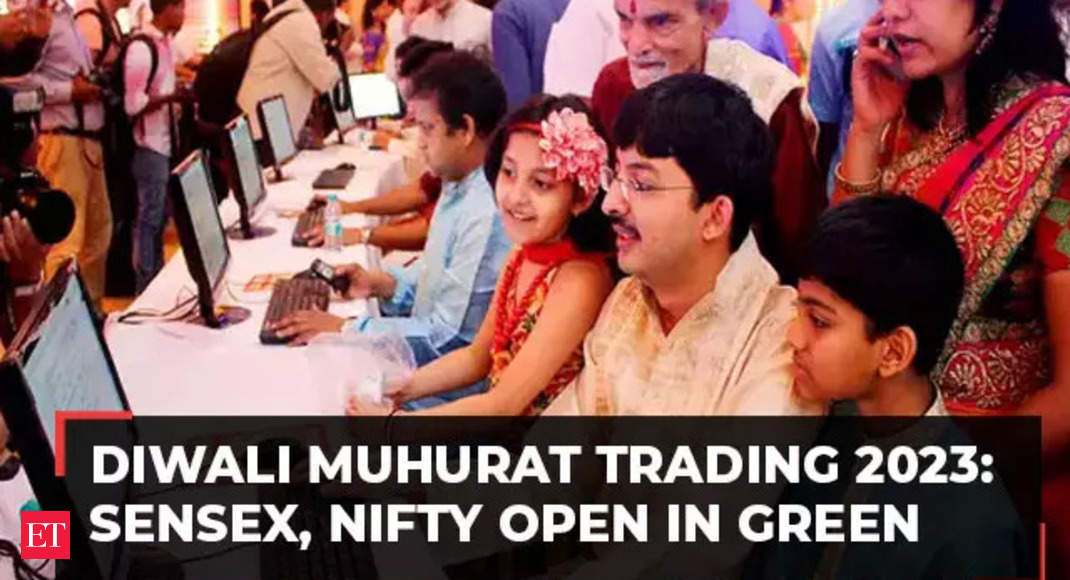 Diwali Muhurat Trading 2023: Sensex Jumps 336 Points; Nifty Above ...