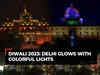 Diwali 2023: Delhi glows with colorful lights as govt buildings, monuments, and streets illuminate for 'festival of lights'