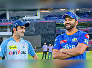 Watch: How Gautam Gambhir and Rohit Sharma greeted each other ahead of LSG-MI IPL 2023 match