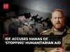 Israel-Hamas war, day 38: IDF accuses Hamas of stopping fuel delivery to Gaza's Al-Shifa hospital