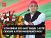 Akhilesh Yadav slams Congress: 'Same people stopped caste census post-independence'