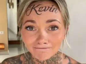 TikTok star Ana Stanskovsky admits boyfriend tattoo on forehead is fake