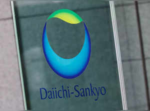 Daiichi Sankyo's company logo is pictured at its headquarters in Tokyo