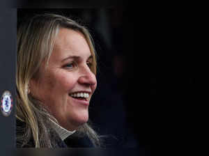 Chelsea's English manager Emma Hayes reacts during the English Women's League Cup final football match between Arsenal and Chelsea at Selhurst Park in south London on March 5, 2023.