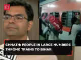 Chhath Puja 2023: More than 8 lakh additional berths have also been added..., says Western Railway CPRO, Sumit Thakur