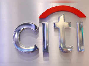 FILE PHOTO: A Citi sign is seen at the Citigroup stall on the floor of the New York Stock Exchange