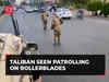 Taliban seen patrolling Kabul streets on rollerblades armed with AK-47s