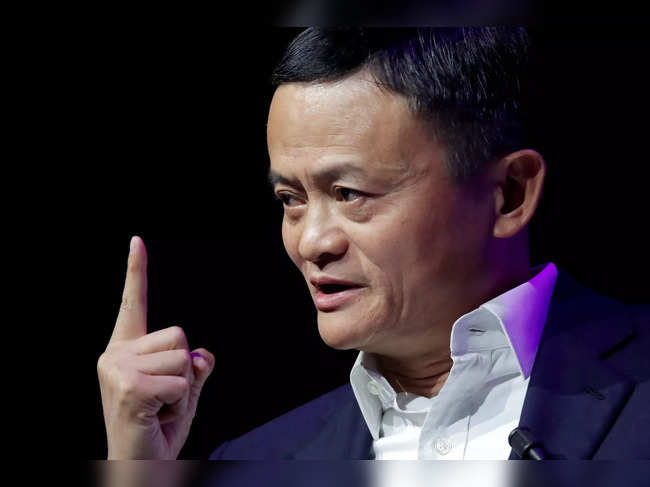 FILE PHOTO: Alibaba Chairman Jack Ma speaks at VivaTech fair in Paris