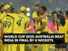 World Cup 2023 final: Australia beat India by 6 wickets to win title for 6th time