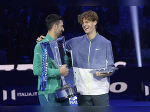 Djokovic wins record 7th ATP Finals title by beating Sinner in straight sets