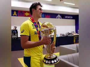 Pat Cummins poses with World Cup trophy on Sabarmati river cruise celebrating Australia's record triumph