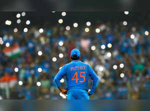 Mumbai: India's captain Rohit Sharma during the ICC Men's Cricket World Cup 2023...