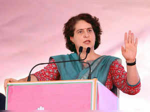 Sagwara, Nov 17 (ANI): Congress General Secretary Priyanka Gandhi Vadra addresse...