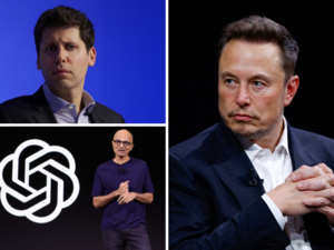 Sam Altman, Satya Nadella & Elon Musk