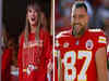 Travis Kelce Reacts to a Taylor Swift Themed Sign at The Chiefs-Eagles Game