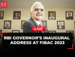 Live | RBI Governor Shaktikanta Das' inaugural address at FIBAC 2023