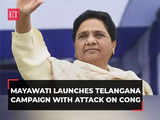 Mayawati launches Telangana campaign with attack on Congress, reminds voters Mandal was under V P Singh