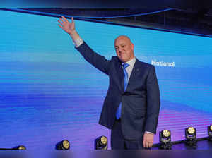 FILE PHOTO: Christopher Luxon,  leader of  New Zealand's National Party waves to supporters