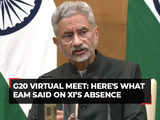 Here's what EAM Jaishankar said on Chinese President Xi Jinping’s absence at G20 Virtual meet