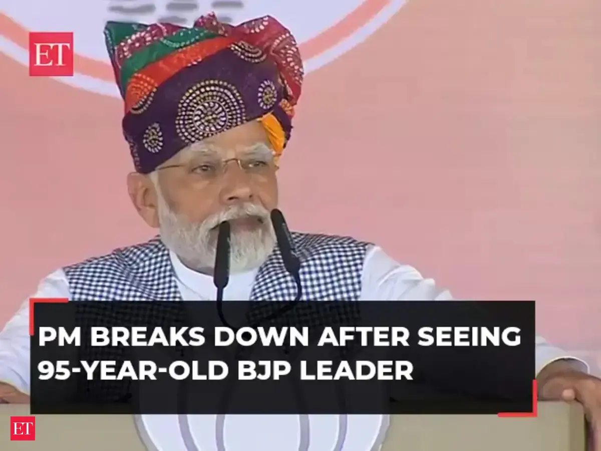 Rajasthan Election: PM Modi breaks down after seeing 95-year-old BJP ...