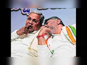 CM Siddaramaiah and deputy CM DK Shivakumar