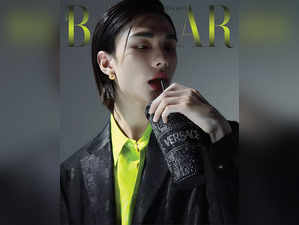 Hyunjin of Stray Kids stuns fans with mesmerizing looks in Harper's Bazaar Korea Magazine