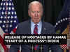 Joe Biden says Gaza hostages release 'only a start'