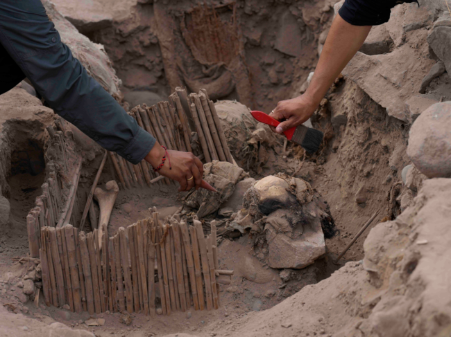 Archaeologists in Lima, Peru, have uncovered well-preserved mummies of children, believed to be over 1,000 years old.
