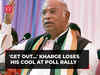 'Get out from the...': Kharge loses his cool, asks Cong supporters to leave rally in Karnataka