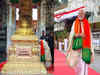 Prime Minister Narendra Modi visits Sri Venkateswara Swamy Temple in Tirupati