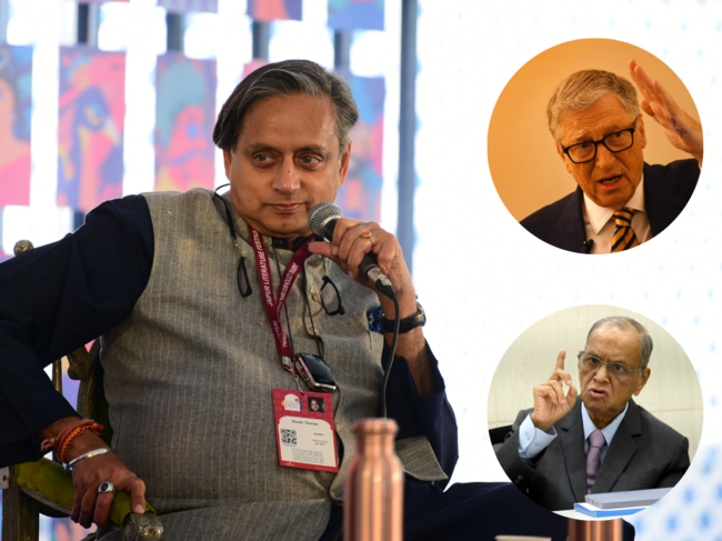 Shashi Tharoor, the Congress MP, has humorously weighed in on the divergent views of Bill Gates and Narayana Murthy regarding the optimal work week.